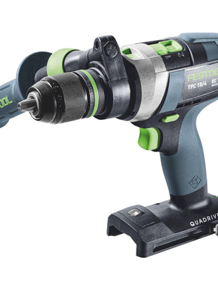 Taladro percutor a batería Festool TPC 18/4 I-Basic 18 V 75 Nm + 2 baterías 5,0 Ah + cargador rápido + systainer