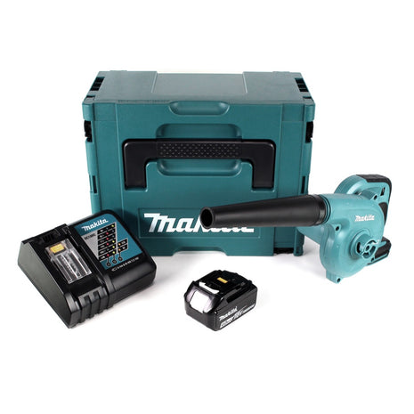 Makita DUB 182 RM1J 18 V Li-Ion Akku Gebläse im Makpac + 1 x 4,0 Ah Akku + Ladegerät - Toolbrothers