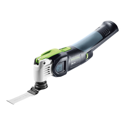 Festool VECTURO OSC 18 E-Basic Set akumulatorowe narzędzie oscylacyjne 18 V Starlock Max Brushless + 2x akumulator 4,0 Ah + szybka ładowarka + systainer