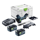 Festool ISC 240 EB-Basic akumulatorowa pilarka do izolacji 18 V 240 mm + 2x akumulator 5,0 Ah + szybka ładowarka + Systainer