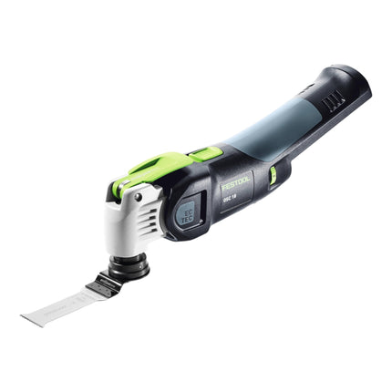Festool VECTURO OSC 18 E-Basic akumulatorowe narzędzie oscylacyjne 18 V Starlock Max Brushless + 1x akumulator 5,0 Ah + szybka ładowarka + systainer