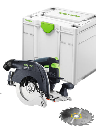 Sierra circular de mano Festool HKC 55 EB-Basic sin escobillas 18 V 160 mm + 1x batería 4,0 Ah + cargador rápido + systainer