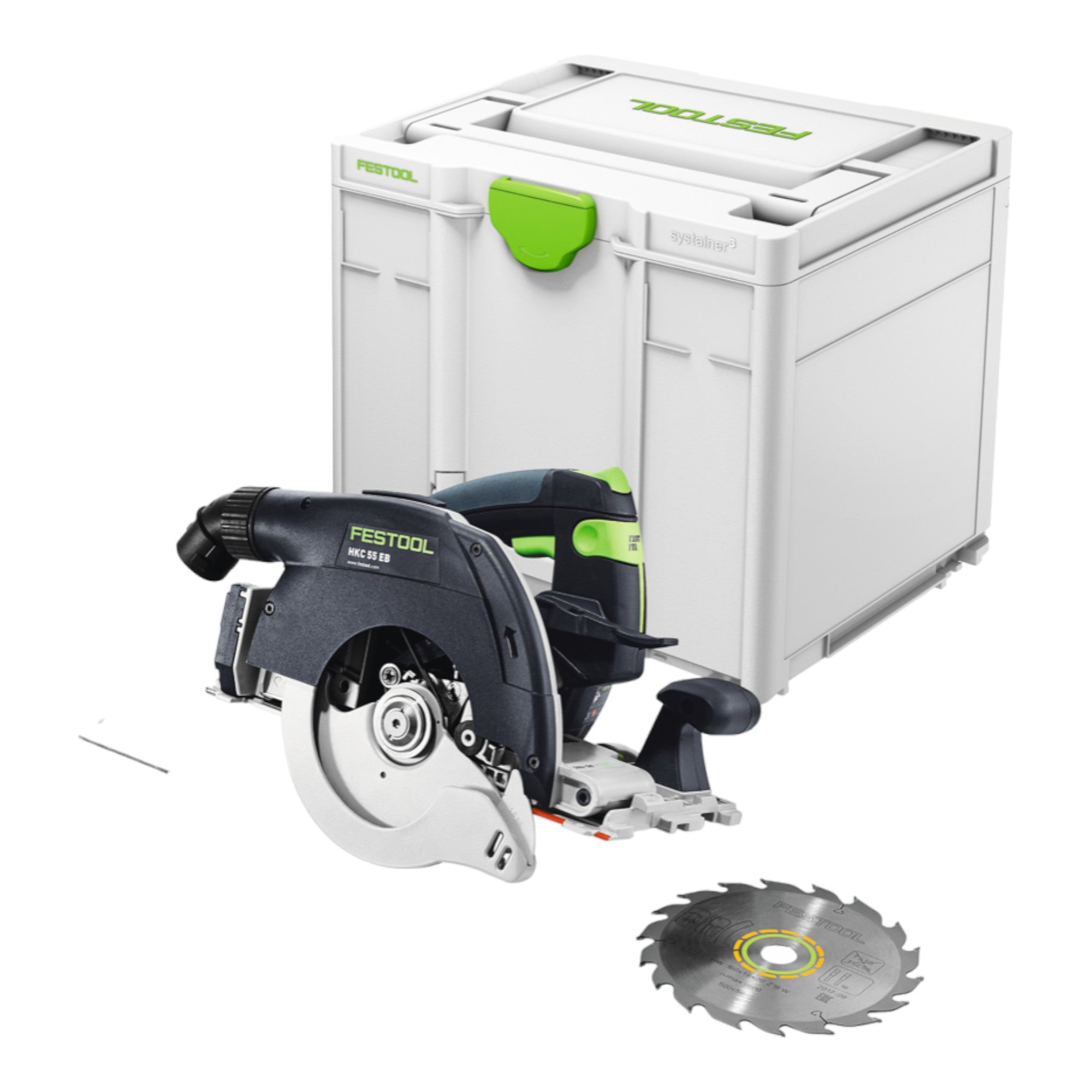 Festool HKC 55 EB Basic Akku Handkreissaege 18 V 160 mm Brushless 2x Akku 8 0 Ah Schnellladegeraet Systainer 1 - toolbrothers