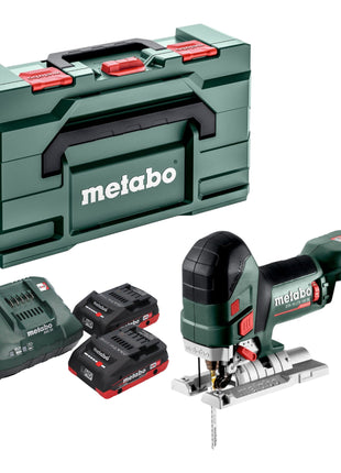 Metabo STA 18 LTX 150 BL Akku Stichsäge 18 V 150 mm Brushless + 2x LiHD Akku 4,0 Ah + Ladegerät + Metabox