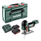 Metabo STA 18 LTX 150 BL Akku Stichsäge 18 V 150 mm Brushless + 2x LiHD Akku 4,0 Ah + Ladegerät + Metabox