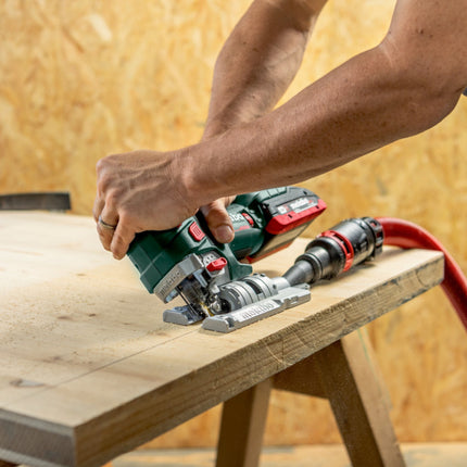 Metabo STA 18 LTX 150 BL Scie sauteuse sans fil 18 V 150 mm Brushless + 1x batterie LiHD 5,5 Ah + chargeur + Metabox
