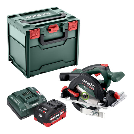 Metabo KS 18 LTX 57 BL Akku Handkreissäge 18 V 57 mm + 1x LiHD Akku 5,5 Ah + Ladegerät + Metabox