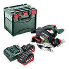Metabo KS 18 LTX 57 BL cordless circular saw 18 V 57 mm + 2x LiHD battery 5.5 Ah + charger + metabox