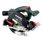 Metabo KS 18 LTX 57 BL Scie circulaire portative sans fil 18 V 57 mm + KFS 44 Rail de coupe 440 mm ( 691223000 ) + Metabox - sans batterie, sans chargeur