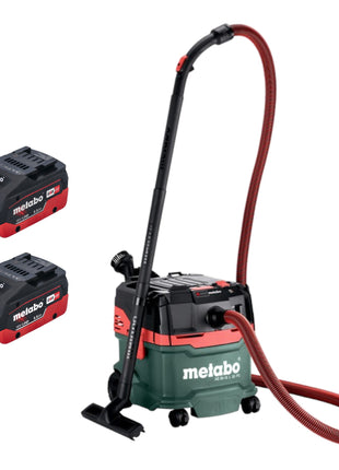 Metabo AS 36 18 L 20 PC aspirador en seco y húmedo a batería 36 V (2x 18 V) 20 L + 2x batería LiHD 5,5 Ah - sin cargador