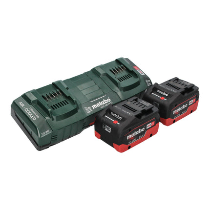 Metabo AS 36 18 L 20 PC aspirapolvere a secco/umido a batteria 36 V ( 2x 18 V ) 20 L + 2x batteria LiHD 5,5 Ah + doppio caricatore
