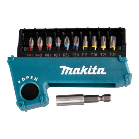 Makita Juego de puntas de torsión Impact Premier (E-03567) 11 piezas 1/4" para llave de impacto DTD 171 / 172