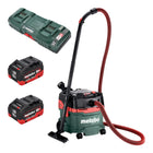 Metabo AS 36 18 L 20 PC aspirador en seco/húmedo sin cable 36 V ( 2x 18 V ) 20 L + 2x batería LiHD 10,0 Ah + cargador doble