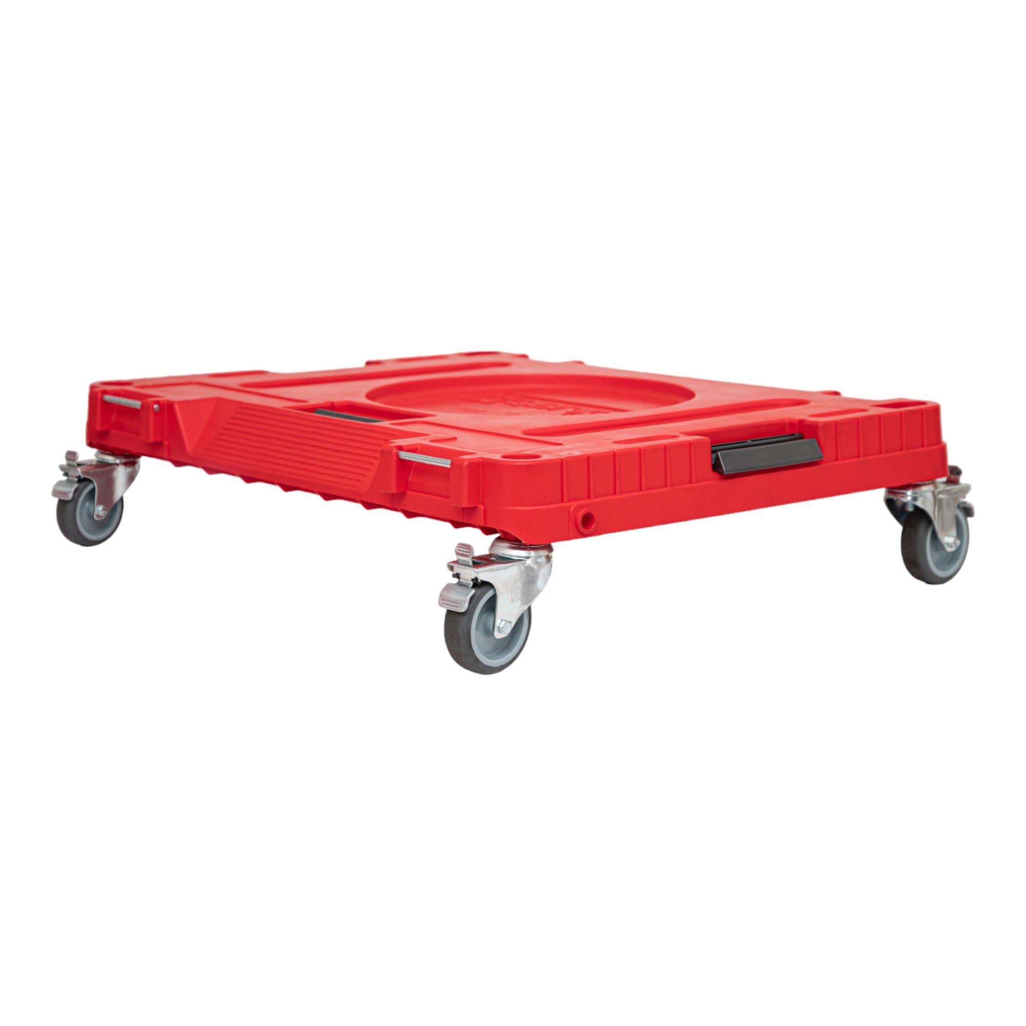 Qbrick System ONE Transportplattform 2 0 Workshop RED Ultra HD 625 x 503 x 160 mm 120 kg mit Schwenkraedern aus Metall und Bremse 1 - toolbrothers