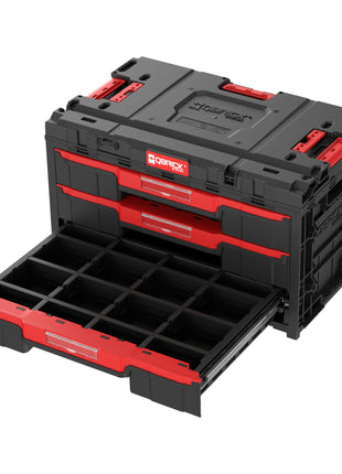 Qbrick System ONE Drawer 3 Toolbox 2.0 Skrzynka narzędziowa 587 x 380 x 340 mm 27 l z trzema szufladami