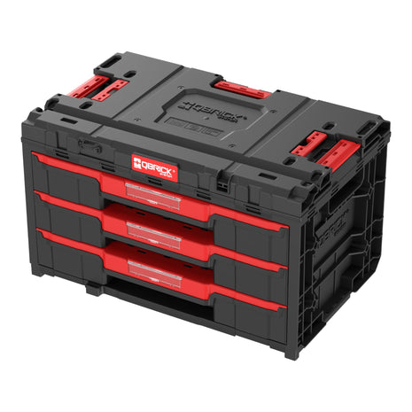 Qbrick System ONE Drawer 3 Toolbox 2.0 Boîte à outils 587 x 380 x 340 mm 27 l avec trois tiroirs