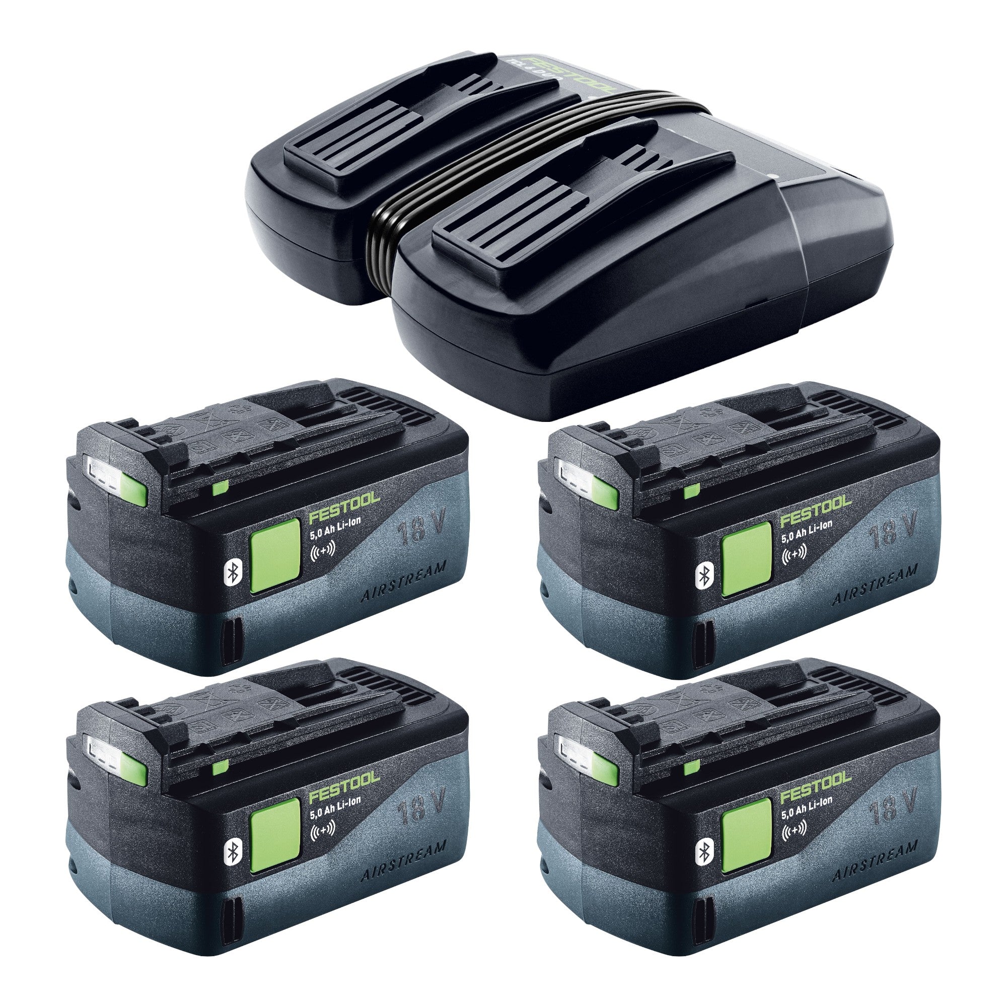 Festool SYMC 70 EB Basic SYMMETRIC Akku Leistensaege 36 V 2 x 18 V 216 mm 4x Akku 5 0 Ah Doppelladegeraet Systainer 3 - toolbrothers