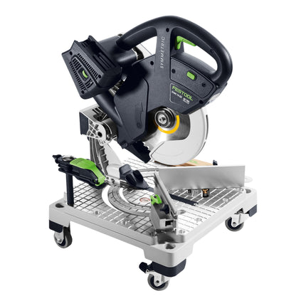 Festool SYMC 70 EB-Basic SYMMETRIC cordless moulding saw 36 V ( 2 x 18 V ) 216 mm + 2x battery 8.0 Ah + Systainer - without charger