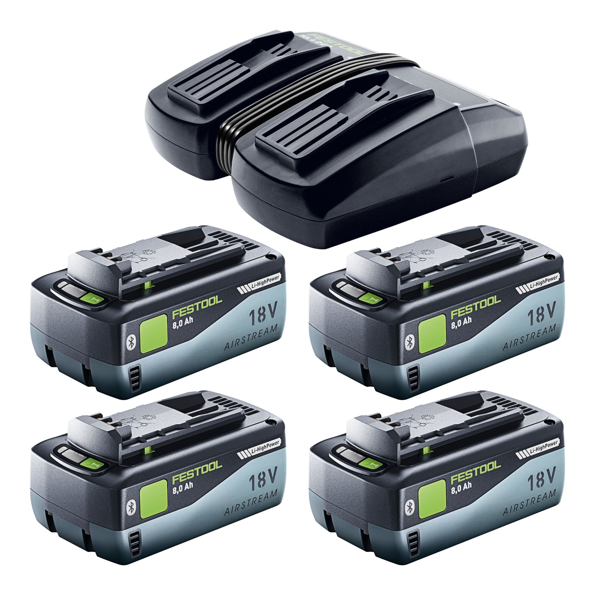 Festool SYMC 70 EB Basic SYMMETRIC Akku Leistensaege 36 V 2 x 18 V 216 mm 4x Akku 8 0 Ah Doppelladegeraet Systainer 3 - toolbrothers