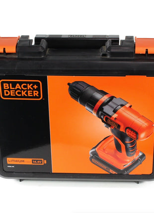 Black & Decker EGBL 14 K 14,4 V Li-Ion Akku-Bohrschrauber im Transportkoffer + 1 x 1,5 Ah Akku + Ladegerät - Toolbrothers