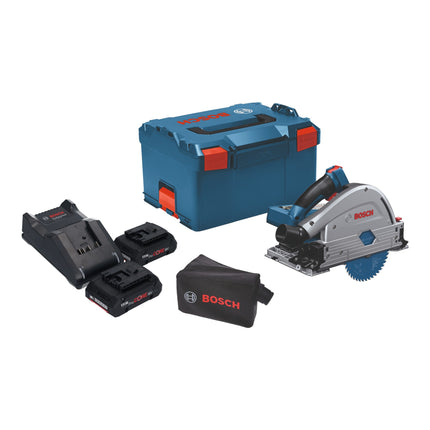 Bosch GKT 18V-52 GC Professional cordless plunge-cut saw 18 V 140 mm BITURBO Brushless + 2x ProCore battery 4.0 Ah + charger + connectivity module + L-Boxx