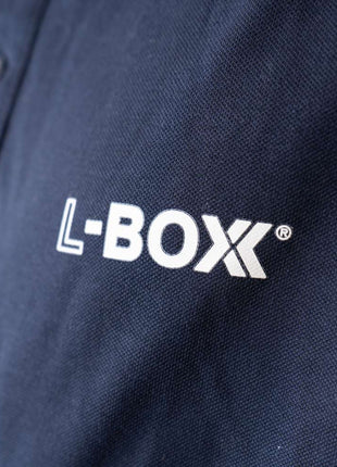 L-Boxx Polo Shirt pour hommes navy / white taille L