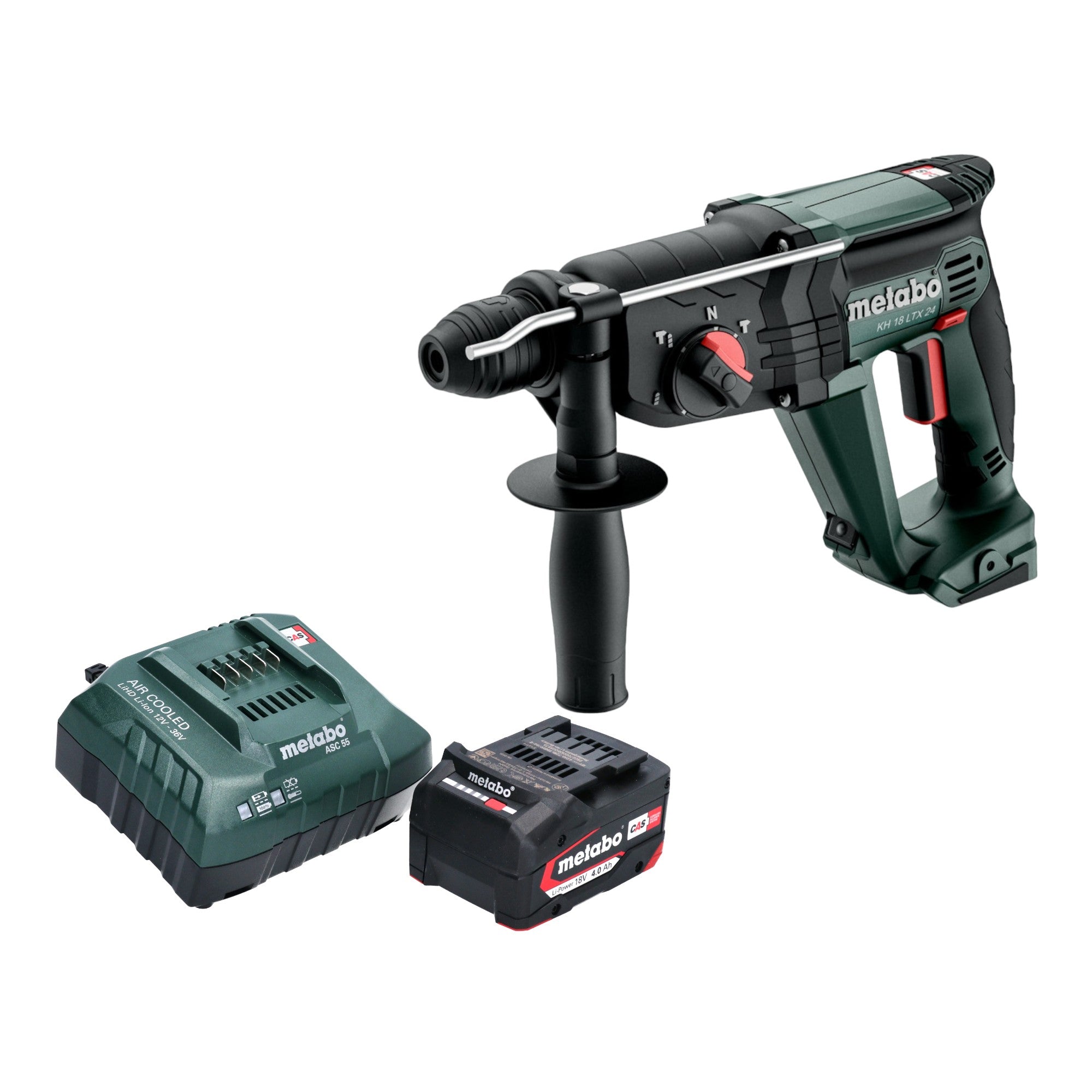 Metabo KH 18 LTX 24 Akku Kombihammer 18 V 2 1 J SDS Plus 1x Akku 4 0 Ah Ladegeraet 0 - toolbrothers