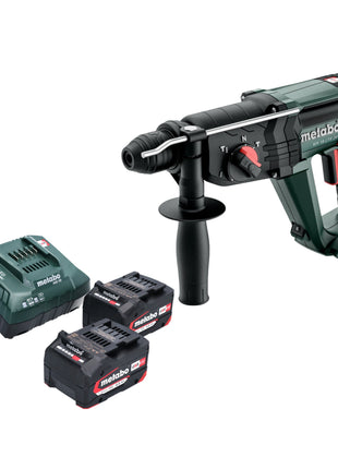 Martillo combinado a batería Metabo KH 18 LTX 24 18 V 2,1 J SDS Plus + 2 baterías 4,0 Ah + cargador