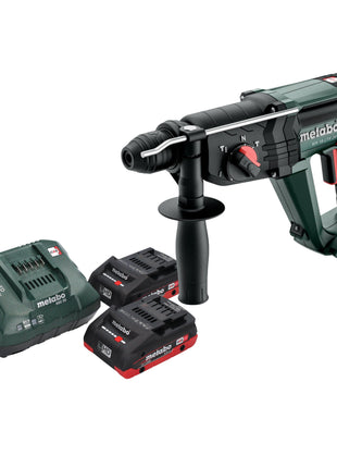 Martillo combinado a batería Metabo KH 18 LTX 24 18 V 2,1 J SDS Plus + 2 baterías LiHD 4,0 Ah + cargador