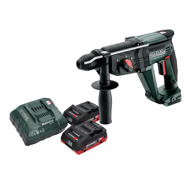 Martillo combinado sin cable Metabo KH 18 LTX 24 18 V 2,1 J SDS Plus + 2x batería LiHD 4,0 Ah + cargador