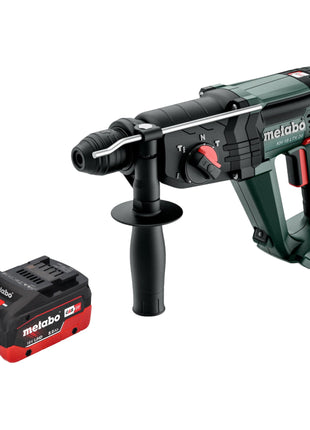 Martillo combinado a batería Metabo KH 18 LTX 24 18 V 2,1 J SDS Plus + 1x batería LiHD 8,0 Ah - sin cargador