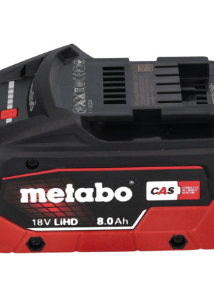 Martillo combinado a batería Metabo KH 18 LTX 24 18 V 2,1 J SDS Plus + 1x batería LiHD 8,0 Ah - sin cargador