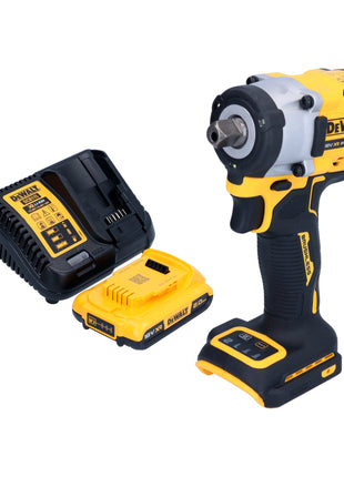 Llave de impacto a batería DeWalt DCF 922 D1 18 V 406 Nm 1/2" sin escobillas + 1x batería 2,0 Ah + cargador