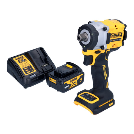 Akumulatorowy klucz udarowy DeWalt DCF 922 M1 18 V 406 Nm 1/2" bezszczotkowy + 1x akumulator 4,0 Ah + ładowarka