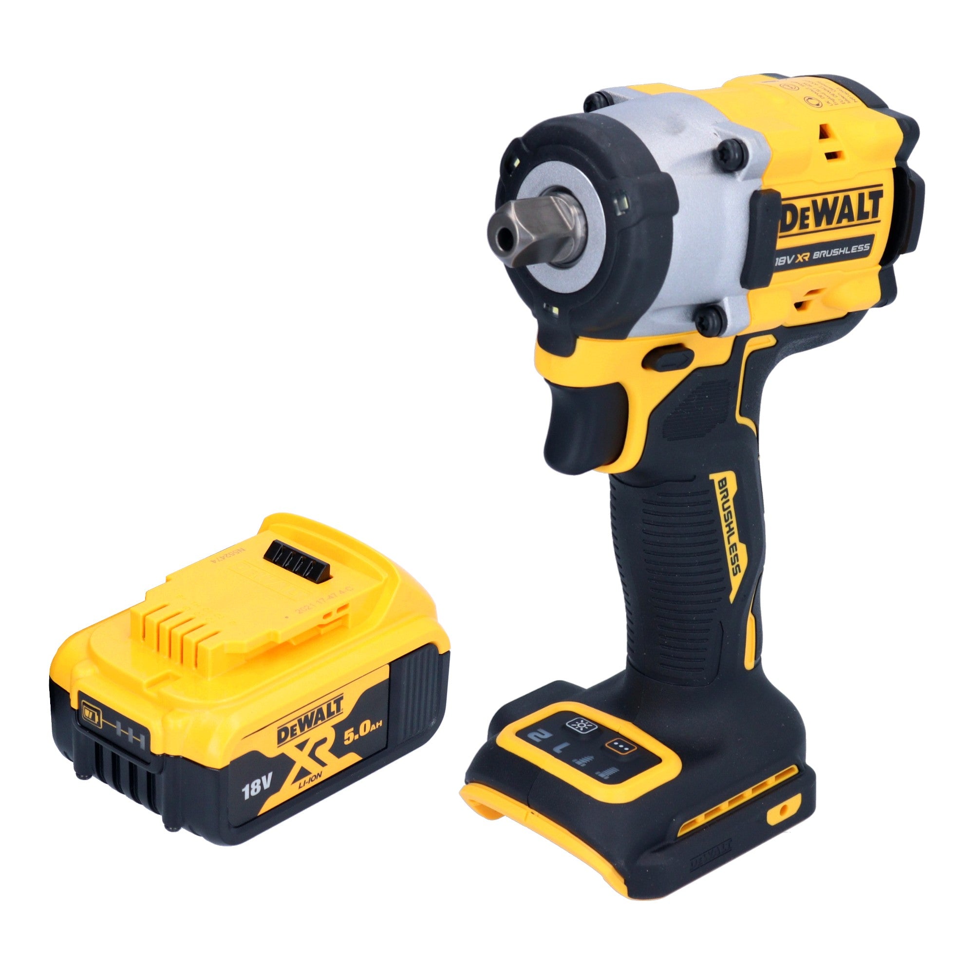 DeWalt DCF 922 N Akku Schlagschrauber 18 V 406 Nm 1 2 Brushless 1x Akku 5 0 Ah ohne Ladegeraet 0 - toolbrothers