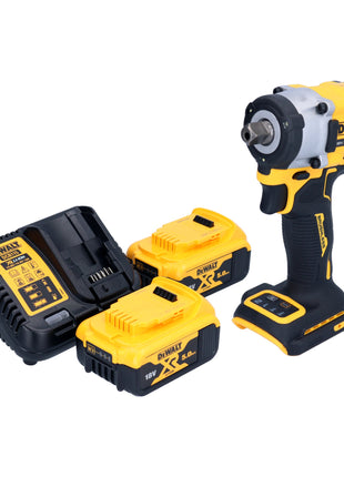 Llave de impacto a batería DeWalt DCF 922 P2 18 V 406 Nm 1/2" sin escobillas + 2x baterías 5,0 Ah + cargador