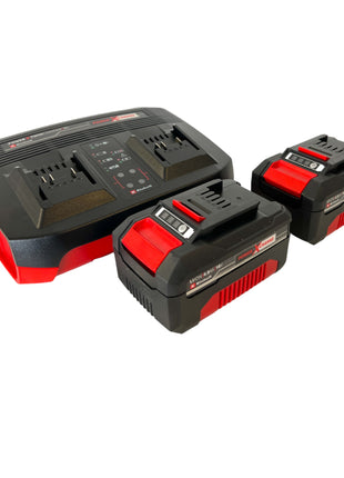 Einhell Starter Kit Power X Change 2x 4,0 Ah batterie + chargeur double ( 4512112 )