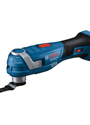 Bosch GOP 18V-34 Professional Akku Multi Cutter 18 V Starlock Plus + 1x Akku 2,0 Ah + Ladegerät + 17 tlg. Zubehör + L-Boxx