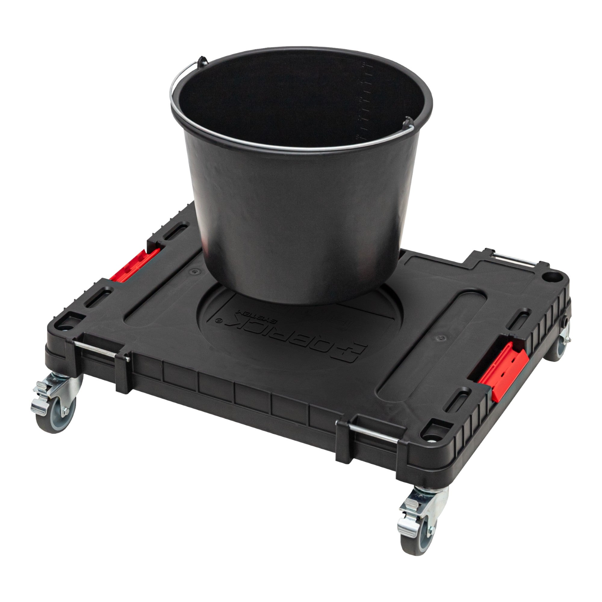 Toolbrothers RHINO XXL mobiler Transportroller ECO Movement Rollbrett mit Schwenkraedern aus Metall und Bremse 4 - toolbrothers