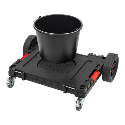 Toolbrothers RHINO XXL mobilny wózek transportowy ECO Mobility+ na kółkach z metalowymi kołami skrętnymi i hamulcem