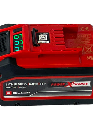 Einhell 4-6 Ah Multi-Ah Power X-Change Plus Batterie 18 V 4,0 / 6,0 Ah Li-Ion ( 4511502 ) avec indicateur de charge