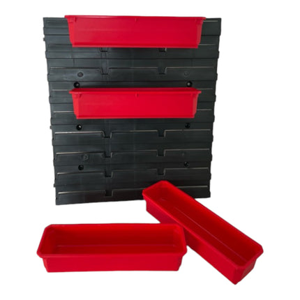 Toolbrothers RHINO Zestaw pojemników nr 4 Ścianka warsztatowa z 4 pojemnikami na L Organizer wysokość M+/L i L Szuflada 3
