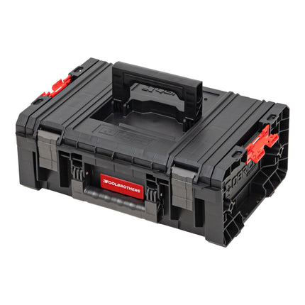 Toolbrothers RHINO L Juego de Maletín de herramientas 2 Maletín de herramientas ECO Basic + 2x RHINO L Organizador ECO Altura M Cajas apilables IP54