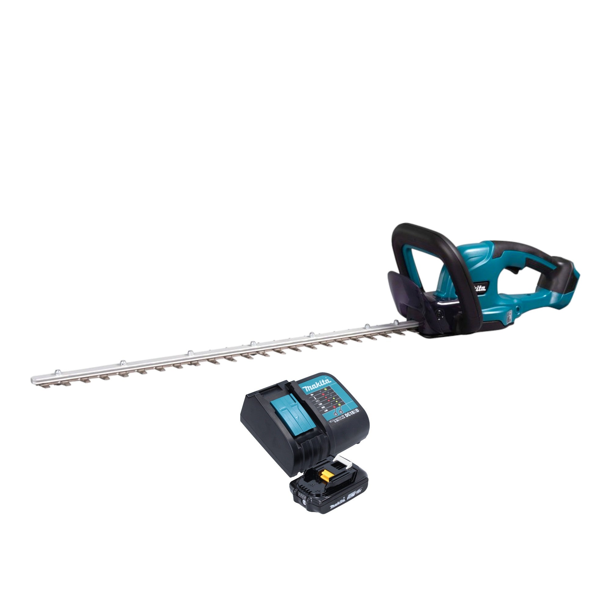 Makita DUH 607 SA Akku Heckenschere 18 V 60 cm 1x Akku 2 0 Ah Ladegeraet 0 - toolbrothers