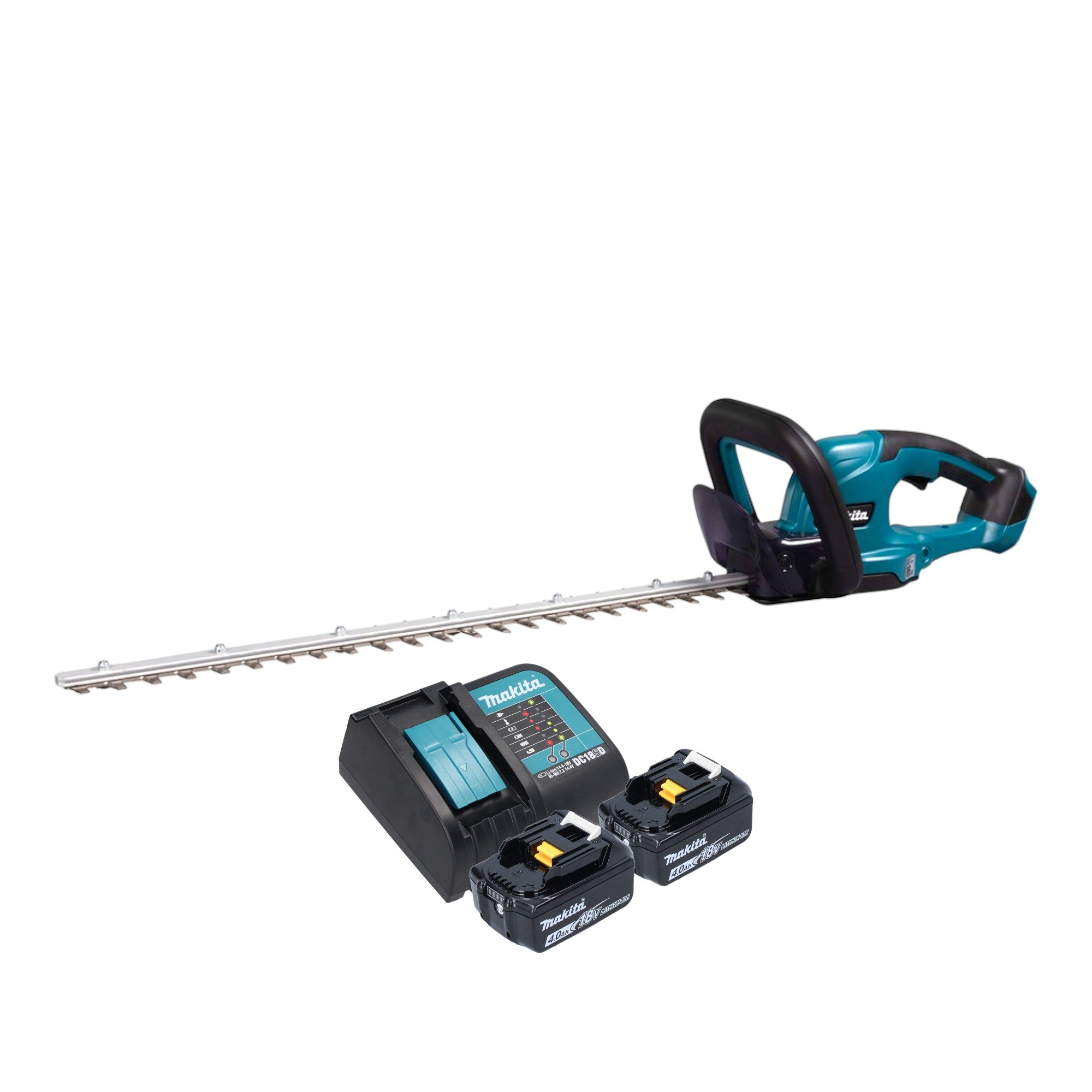 Makita DUH 607 SM2 Akku Heckenschere 18 V 60 cm 2x Akku 4 0 Ah Ladegeraet 0 - toolbrothers