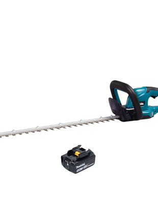 Makita DUH 607 T Akku Heckenschere 18 V 60 cm + 1x Akku 5,0 Ah - ohne Ladegerät