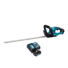 Cortasetos a batería Makita DUH 607 ST 18 V 60 cm + 1x batería 5,0 Ah + cargador