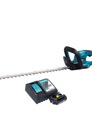 Cortasetos a batería Makita DUH 607 RA 18 V 60 cm + 1x batería 2,0 Ah + cargador