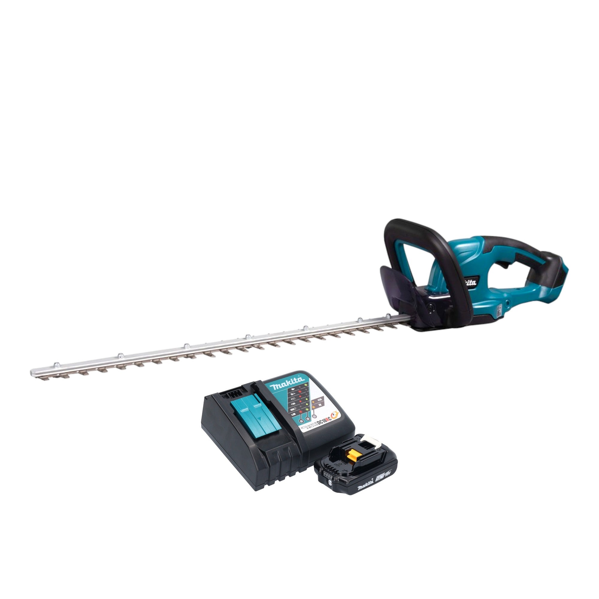 Makita DUH 607 RA Akku Heckenschere 18 V 60 cm 1x Akku 2 0 Ah Ladegeraet 0 - toolbrothers