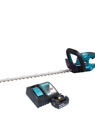 Cortasetos a batería Makita DUH 607 RF 18 V 60 cm + 1x batería 3,0 Ah + cargador